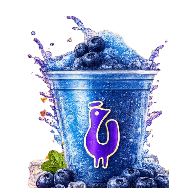 Blueberry slushy