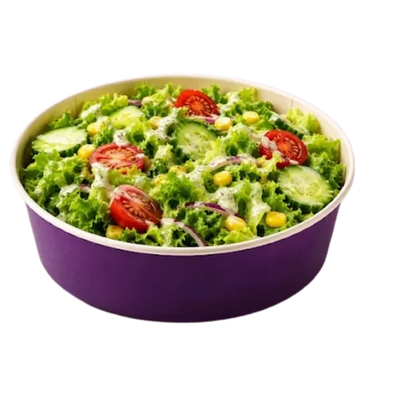 Freshly prepared side salad